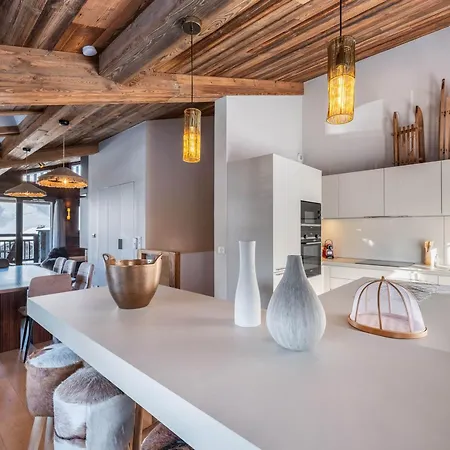 Avec Partage, 5 Chambres, Piscine, Parkings A - Fr-1-569-187 Apartman Megève