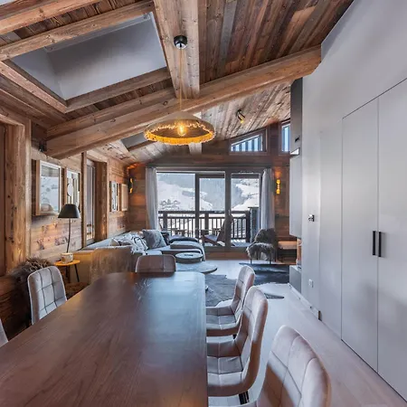 Avec Partage, 5 Chambres, Piscine, Parkings A - Fr-1-569-187 Lejlighed Megève